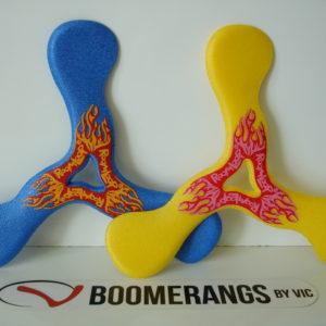 An Indoor Foam Boomerang